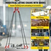 Grandininis pjūklas 4 grandinių kėlimo stropas G80. 8 mm x 3 m. keliamoji galia 5 t