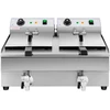 Gruzdintuvė Dviguba elektrinė gruzdintuvė 230 V 3200W 13 L