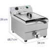 Gruzdintuvė Elektrinė gastronominė gruzdintuvė su kranu, 16 L