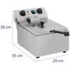 Gruzdintuvė Elektrinė gastronominė gruzdintuvė 230 V 3200W 10 L nerūdijantis plienas