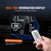 Grynos sinusinės bangos keitiklis 2000W 12V į 230V su LCD ekranu ir pulteliu