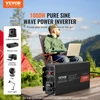 Grynosios sinusoidės invertorius 1000 W 12 V DC į 230 V AC su nuotoliniu valdymu