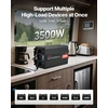 Grynosios sinusoidės invertorius 3500 W 12 V DC į 230 V AC su LCD ekranu