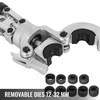 Hidraulinis vamzdžių presavimo įrankis PEX/PE-X vamzdžiams žandai TH16-32/V12-28 mm
