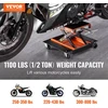 Hidraulinis žirklinis motociklo keltuvas. krovinys iki 500 kg. aukštis 12-39 cm
