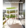 Hidroponinio auginimo sistema. 3 lygiai. 108 vietos. UPVC vamzdžiai. laikmatis