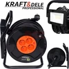 Ilgintuvas su plastikine rite 30 m + 20w LED šviestuvas KRAFT&DELE KD3127