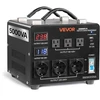 Įtampos transformatorius 220V/110V. 5000 VA. su LCD ekranu. 3 JAV ir 3 ES lizdais