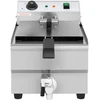 Karšto oro gruzdintuvė Elektrinė reguliuojama gruzdintuvė su išleidimo kranu 230 V 3200 W 13 l