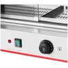Karštų dešrainių šildytuvas su vitrina 2400 W 30-110°C