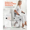 Keliamoji WC sėdynė su dangčiu. apkrova iki 136 kg. pakėlimo aukštis 101.6 mm