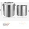 Keptuvė / puodas talpa 79.5 l