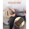 Klasikinė gitara 780 mm. medinė. pradedantiesiems. su dėklu. diržu. derintuvu. natūrali