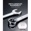 Kombinuotų raktų rinkinys 25 dalių nuo 6 mm iki 32 mm su dėklu
