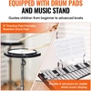 Ksilofonas (varpelių instrumentas) 32 gaidų. su stovu. dėklu ir lazdelėmis