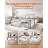 Kūdikių žaidimų aptvaras 2000x1490mm veiklos centras vidui/lauke