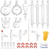 Laboratorinis distiliavimo rinkinys. 1000 ml. 32 dalys