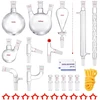 Laboratorinis distiliavimo rinkinys. borosilikatinis stiklas. 1000 ml. 29 dalys