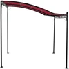 Lauko pavėsinė 2.6 x 3 x 2.5 m raudona