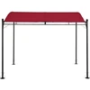 Lauko pavėsinė 2.6 x 3 x 2.5 m raudona