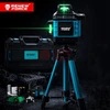 Lazerinis nivelyras 4D 16 linijų 360° MT02 su trikoju
