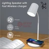 LED lempa 3in1 su belaidžiu krovimu ir garsiakalbiu Q01
