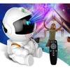 LED žvaigždyno projektorius - sėdintis astronautas, baltas