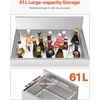 Ledo / šaldymo įranga talpa 61 l 610 x 482 x 937 mm