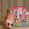 Lėlių namelis DollHouse LED DH7L BERIMAX medinis, 70 cm, LED