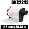 Lipni terminė juosta Brother spausdintuvui DK-22243 102 mm x 3048 m
