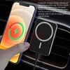 Magnetinis automobilinis telefono kroviklis su bevieliu krovimu 15W M1