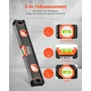 Magnetinių gulsčiukų komplektas 6 vnt. 250/400/600/800/1200/2000mm