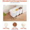 Maisto/ryžių sandėliavimo talpyklų komplektas augintiniams. 25 L. 3 vnt.