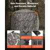 Medžioklės palapinė. skaidri. 4-5 asmenims. su gabenimo krepšiu. kamufliažinė. 360° apžvalgos. su durimis ir langu