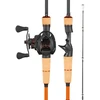 Meškerės ir ritės komplektas. anglies pluoštas 2 m. baitcasting ritė. jūrinei žvejybai