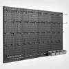 Metaliniai perforuoti skydeliai (4 vnt.) su priedais. 609.6 x 304.8 mm