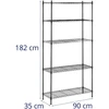Metalinis sandėliavimo stelažas 180x90x35 cm