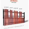 Metalofonas ksilofonas. 25 natos. profesionalus. su 4 lazdelėmis ir krepšiu