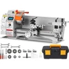 Mini stalinės tekinimo staklės metalui 800W ketaus HT200 korpusas greitis 150-2500 aps/min