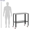 Mobilus suvirinimo stalas su lentyna iki 544 kg 91x46 cm