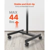 Laikiklis Mobilus TV stovas su ratukais 17-55 colių ekranams su pasukimu (vertikalus/horizontalus) iki 20 kg