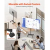 Laikiklis Mobilus TV stovas su ratukais 17-55 colių ekranams su pasukimu (vertikalus/horizontalus) iki 20 kg