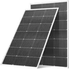 Monokristaliniai saulės moduliai. 2vnt x 100W. MC4 jungtis. aliuminio rėmas. IP65