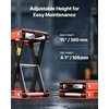 Motociklo keltuvas su plačia platforma aukštis 105-380 mm spragtuku ir rankenėle apkrova 544 kg