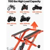 Motociklo žirklinis keltuvas su pedalu apkrova 499 kg eiga 12-358 cm