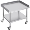 Nerūdijančio plieno darbastalis 762x914x751.6 mm. 4 ratukai. bortelis 3 pusėse. restoranams