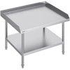 Nerūdijančio plieno darbo stalas 762x914x660 mm. su bortu 3 pusėse. reguliuojamas aukštis. restoranams