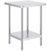 Nerūdijančio plieno paruošimo stalas 610x610x864 mm. 3 aukščio lygiai. virtuvei
