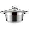 Nerūdijančio plieno puodas 22cm ZL-7306