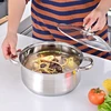 Nerūdijančio plieno puodas 28 cm ZL-7308